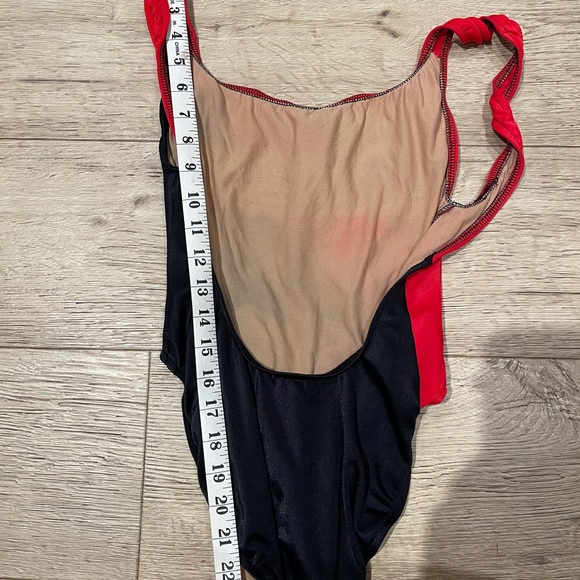 Carabella Swim Vintage 9s Miss Budweiser One Piece Swimsuit